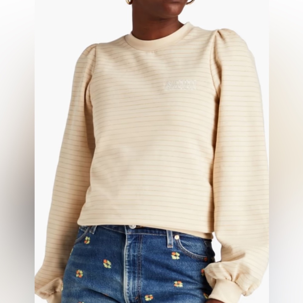 GANNI ORG cotton pullover